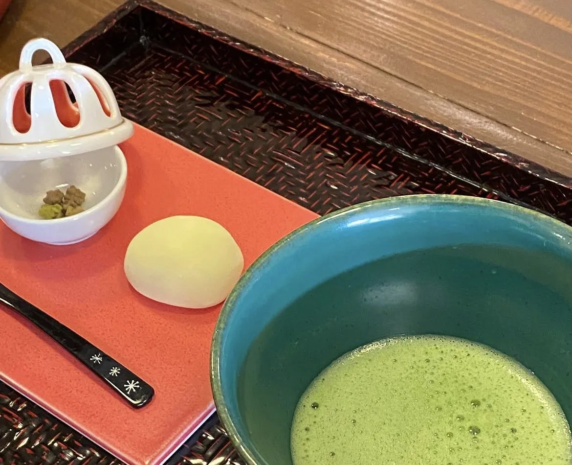 お抹茶出店の様子